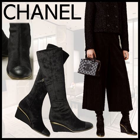 chanel puffer boot|chanel high boots sale.